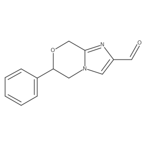 6-phenyl-5,6-dihydro-8H-imidazo[2,1-c][1,4]oxazine-2-carbaldehyde结构式