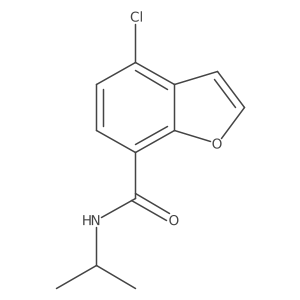 4-chloro-N-(propan-2-yl)-1-benzofuran-7-carboxamide Structure