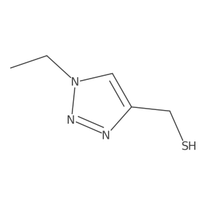 (1-ethyl-1H-1,2,3-triazol-4-yl)methanethiol结构式