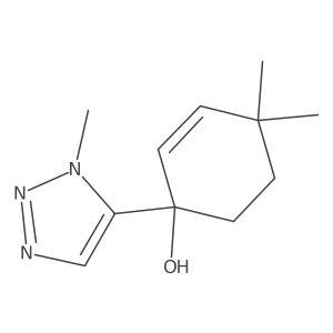 4,4-dimethyl-1-(1-methyl-1H-1,2,3-triazol-5-yl)cyclohex-2-en-1-ol Structure
