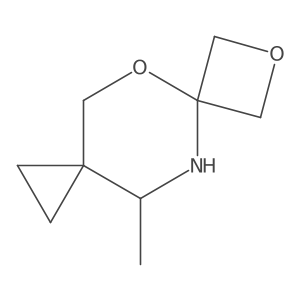 11-Methyl-5,8-dioxa-10-azadispiro[2.2.3^{6}.2^{3}]undecane Structure