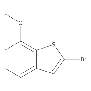 2-Bromo-7-methoxy-1-benzothiophene Structure