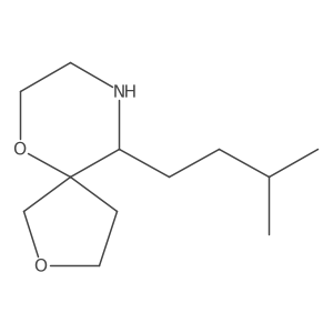 10-(3-Methylbutyl)-2,6-dioxa-9-azaspiro[4.5]decane Structure