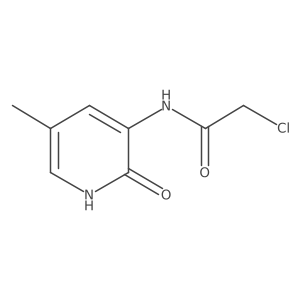 2-Chloro-N-(5-methyl-2-oxo-1H-pyridin-3-yl)acetamide结构式