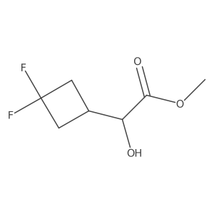 Methyl 2-(3,3-difluorocyclobutyl)-2-hydroxyacetate Structure