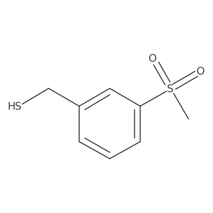 (3-Methanesulfonylphenyl)methanethiol结构式