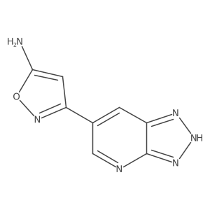3-{3H-[1,2,3]triazolo[4,5-b]pyridin-6-yl}-1,2-oxazol-5-amine Structure