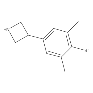 3-(4-Bromo-3,5-dimethylphenyl)azetidine Structure