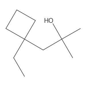1-(1-Ethylcyclobutyl)-2-methylpropan-2-ol Structure