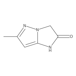 6-Methyl-1H-imidazo[1,2-b]pyrazol-2(3H)-one Structure