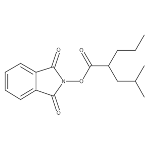 1,3-dioxo-2,3-dihydro-1H-isoindol-2-yl 4-methyl-2-propylpentanoate Structure