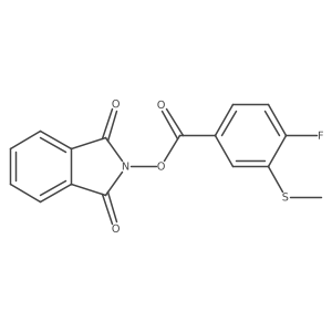 1,3-dioxo-2,3-dihydro-1H-isoindol-2-yl 4-fluoro-3-(methylsulfanyl)benzoate Structure