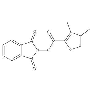 1,3-dioxo-2,3-dihydro-1H-isoindol-2-yl 3,4-dimethylfuran-2-carboxylate Structure