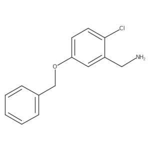 5-Benzyloxy-2-chlorobenzylamine Structure