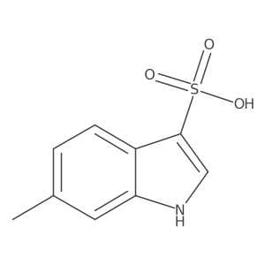6-Methyl-1H-indole-3-sulfonic acid结构式
