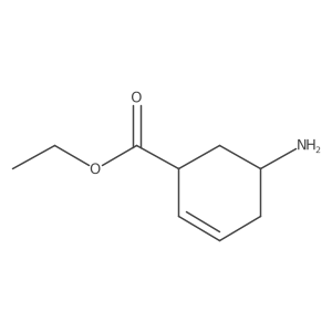 rac-ethyl (1R,5R)-5-aminocyclohex-2-ene-1-carboxylate结构式