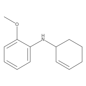 N-(cyclohex-2-en-1-yl)-2-methoxyaniline结构式