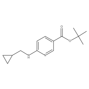Tert-butyl 6-[(cyclopropylmethyl)amino]pyridine-3-carboxylate Structure