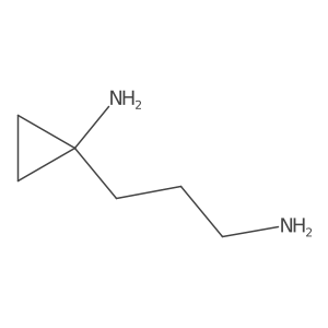 1-(3-Aminopropyl)cyclopropan-1-amine结构式