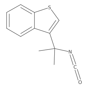 3-(2-Isocyanatopropan-2-yl)-1-benzothiophene结构式