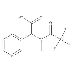 2-(pyridin-3-yl)-2-(2,2,2-trifluoro-N-methylacetamido)acetic acid Structure