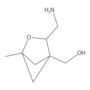 [3-(Aminomethyl)-1-methyl-2-oxabicyclo[2.1.1]hexan-4-yl]methanol Structure