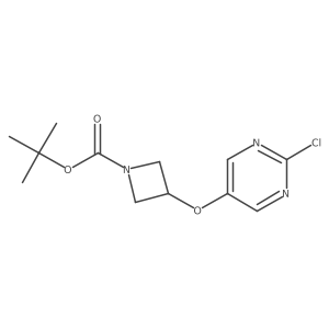 Tert-butyl 3-[(2-chloropyrimidin-5-yl)oxy]azetidine-1-carboxylate Structure