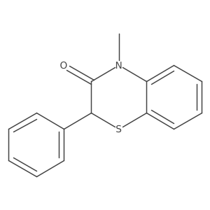 4-Methyl-2-phenyl-2H-1,4-benzothiazin-3(4H)-one Structure