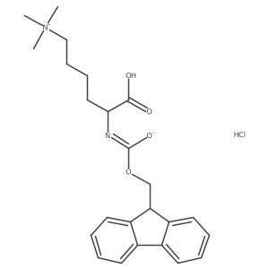[5-carboxy-5-(9H-fluoren-9-ylmethoxycarbonylamino)pentyl]-trimethylazanium;chloride Structure