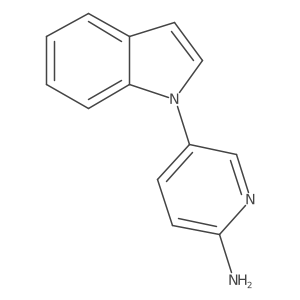 5-(1H-Indol-1-yl)pyridin-2-amine Structure