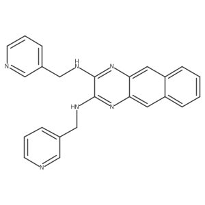 N2,N3-Bis(3-pyridinylmethyl)benzo[g]quinoxaline-2,3-diamine Structure