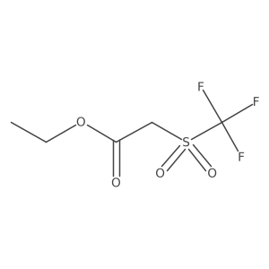 Ethyl 2-trifluoromethanesulfonylacetate结构式