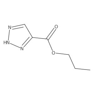 Propyl 1H-1,2,3-triazole-5-carboxylate Structure