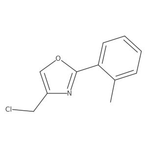 2-o-tolyl-4-Chloromethyloxazole结构式