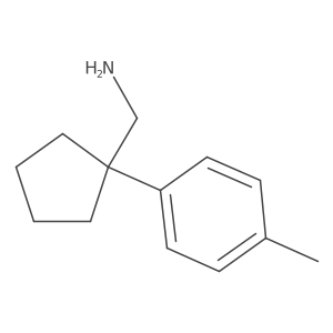 1-(4-Methylphenyl)cyclopentanemethanamine Structure