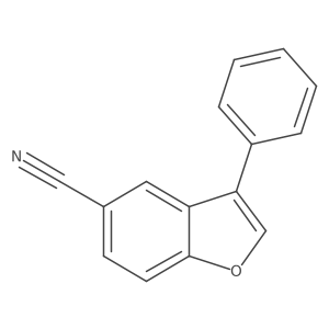 5-Cyano-3-phenylbenzofuran Structure