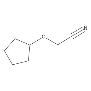 2-(Cyclopentyloxy)acetonitrile Structure