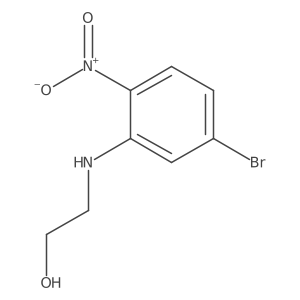 2-(5-Bromo-2-nitrophenylamino)ethanol Structure