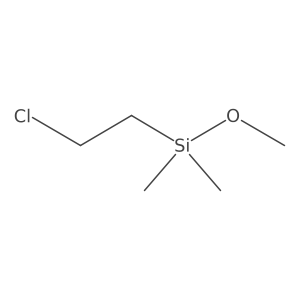 (2-Chloroethyl)(methoxy)dimethylsilane Structure