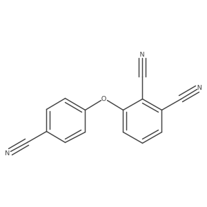 1,2-Dicyano-3-(4-nitrilephenyl)benzene Structure