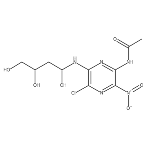Acetamide, N-[5-chloro-6-[[2,3-dihydroxy-1-(hydr结构式