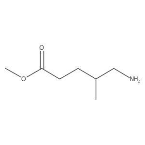 Methyl 5-amino-4-methylpentanoate结构式