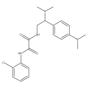 N1-(2-chlorophenyl)-N2-(2-(dimethylamino)-2-(4-(dimethylamino)phenyl)ethyl)oxalamide Structure