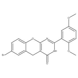 7-bromo-2-(2,5-dimethoxyphenyl)-3H,4H,5H-chromeno[2,3-d]pyrimidin-4-one Structure
