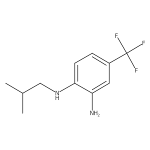 N1-isobutyl-4-(trifluoromethyl)benzene-1,2-diamine Structure