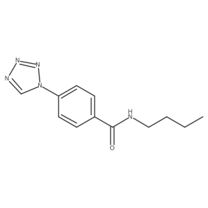 N-butyl-4-(1H-tetrazol-1-yl)benzamide Structure