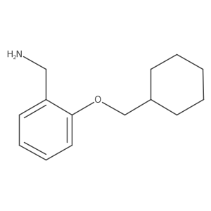 [2-(Cyclohexylmethoxy)phenyl]methanamine Structure