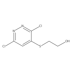 2-[(3,6-Dichloro-4-pyridazinyl)thio]ethanol结构式