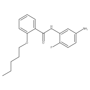 N-(5-Amino-2-fluorophenyl)-2-(pentyloxy)benzamide Structure