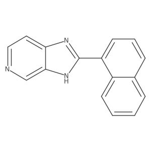 2-(1-naphthalenyl)-3H-imidazo[4,5-c]pyridine Structure
